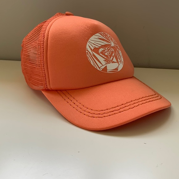 Roxy Orange Trucker Hat - Picture 1 of 6
